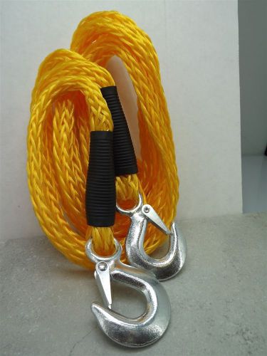 Emergency tow rope 3,000 kg / 6,613 lbs. length 4 meter / 13.2&#039; metal couplings for sale