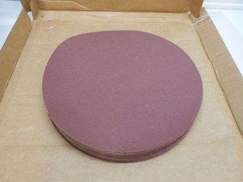 25 merit 14&#034; self adhesive sanding discs 60 grit shur stik 73191 for sale