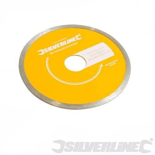 Silverline Tile Cutting Cutter Diamond Blade Disc 115Mm X 22.2Mm Heavy Duty