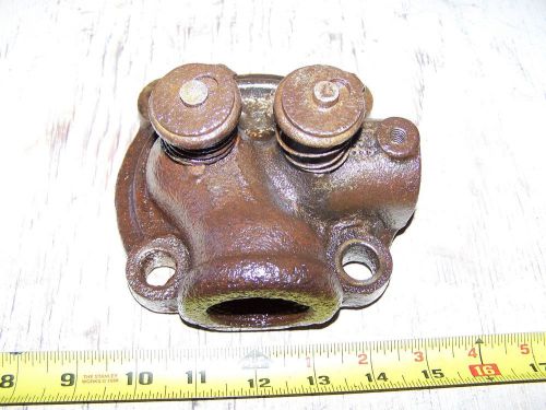 Old alamo rock island empire hit miss gas engine head steam tractor magneto nice for sale