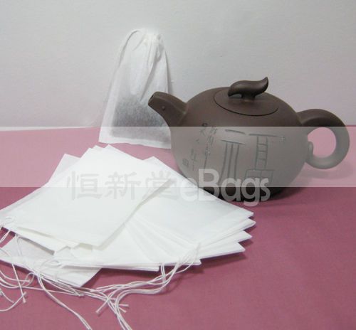 Free shipping 10pcs sample drawstring empty filter paper tea bags multiple sizes for sale