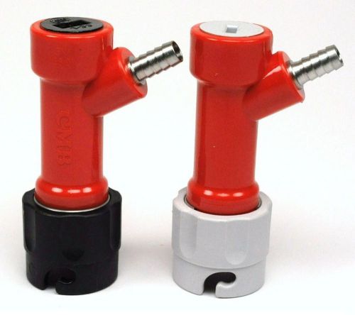 Corney keg  pin lock connector set W/ 1/4&#034; SS barb connection/  home brew