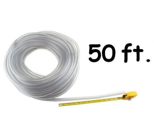 Beer Line 3/8&#034; Vinyl Hose - 50 ft - Home Bar Pub Kegerator Draft Keg Dispensing