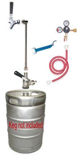 Beer Tap Handle Party Pump Co2 kegerator converstion Kit Draft Coupler