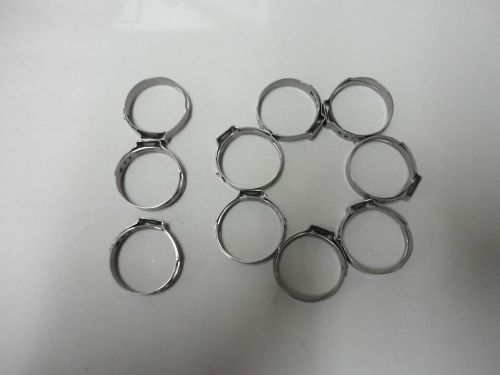 New, free ship, 10 count, oetiker stainless 27.1mm ear clamp, hose clamp for sale