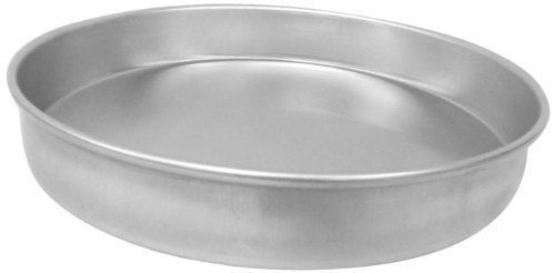 Allied Metal CP8X1 Hard Aluminum Pizza/Cake Pan  Straight Sided  8 by 1-Inch