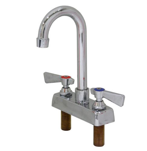 Aa faucet 4&#034; deck mount faucet with 3-1/2&#034; gooseneck spout nsf approved aa-420 for sale