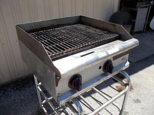 Apw wyott 24 inch charbroiler for sale