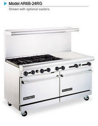 American Range AR6B-24RG 60&#034; Gas Range Burners/ Griddle Heavy Duty