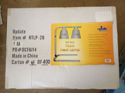Heat Lamp HTLP-2B Aluminum Stand Update International