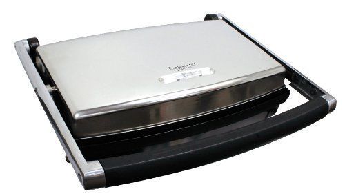 NEW Continental Electricss CP43529 Stainless Steel Panini Grill