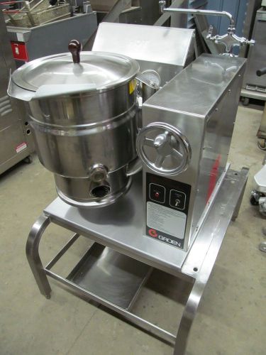 Groen 20 qt. kettle with stand, nat gas. excellent condition !!    $$$ save $$$ for sale