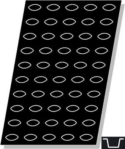 Flexipan oval petit four. 1-1/4 oz. capacity. 2-1/16&#034; x 1-3/4&#034; x 3/4&#034; 50 m sheet for sale