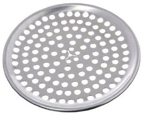 Browne foodservice 575349 thermalloy aluminum perforated pizza pan  9-inch for sale