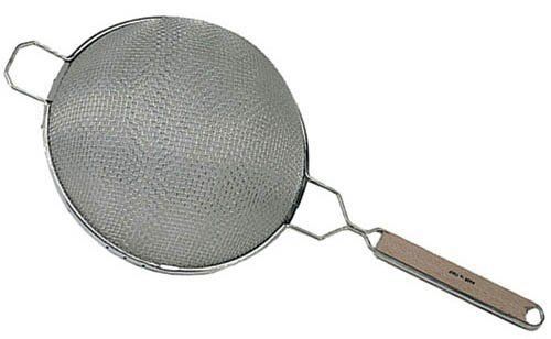 New update international sdf-8/ss stainless steel fine double mesh wooden handle for sale
