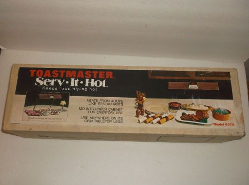 1970&#039;s Vintage Toastmaster Serve It Hot Food Warmer Model 6570 FACTORY SEALED