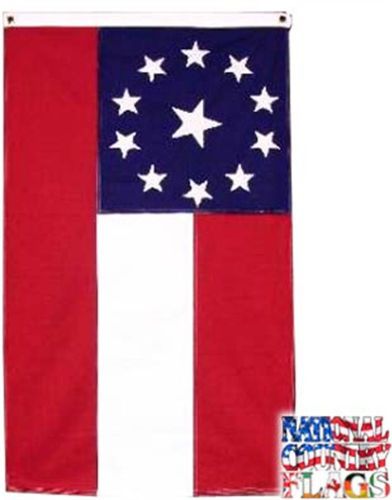 New 3x5 11 stars and bars flag first confederate flags for sale