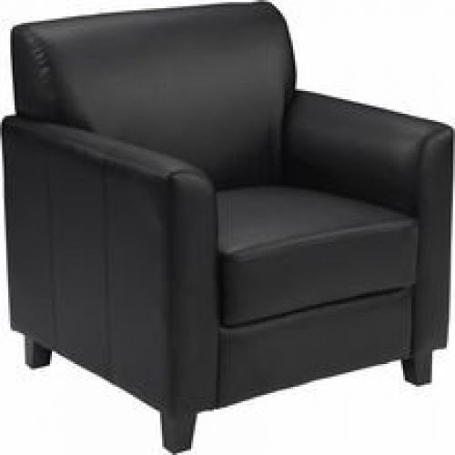 Flash furniture bt-827-1-bk-gg hercules diplomat series black leather chair for sale