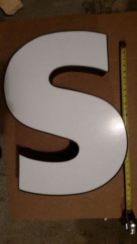 Larger Box Letter S from large Quiznos Sign