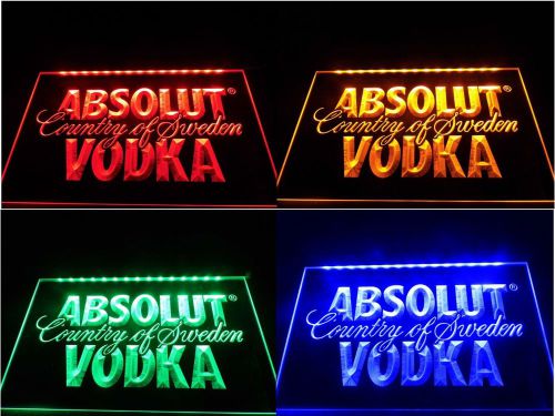 Absolut Vodka Sweden Beer Bar Pub Pool Billiards Club Neon Light Sign
