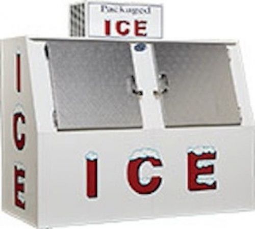 NEW LEER Outdoor Ice Merchandiser L60 Slant, Auto Defrost Solid Door - 60 cu ft