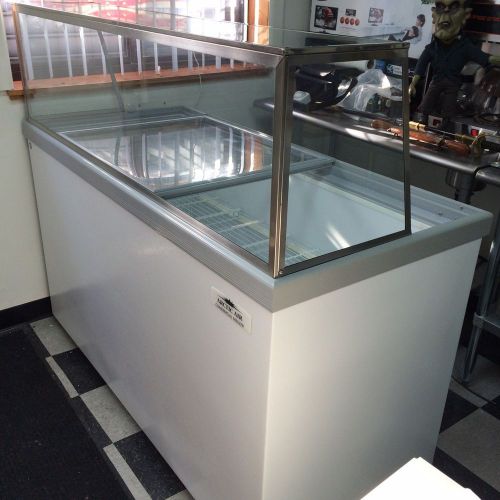 Arctic Air Commercial Freezer With Glass Sneeze Guard ,Gelato Ice cream , st20g1