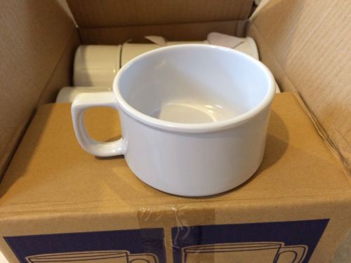 GET Enterprise BF-080-IV Bake and Brew 11 Oz. White Soup Mug