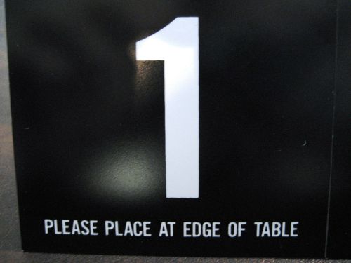 Set of 20 table numbers, super deal, save nearly 50% off the retail price! for sale