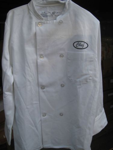 Real CHEF Printed COAT Jacket White SMALL unisex costume straight jacket Cosplay