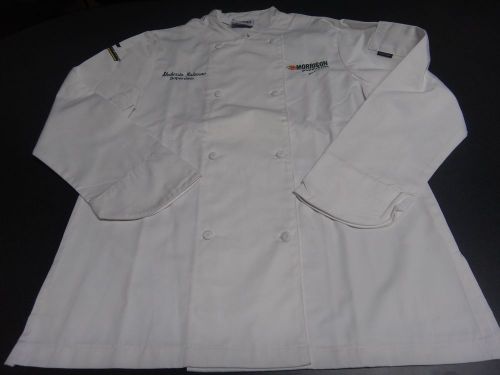 Chef&#039;s jacket, cook coat, with shakessia logo, sz l newchef uniform  female for sale