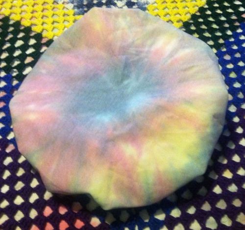 Tie Dye Chef Hat! velcro back, colorful, onesize