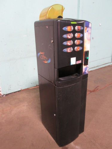 &#034;necta&#034; h.d. commercial 8 coffee flavors vending machine w/coin acceptor for sale