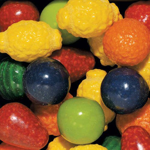 850 SEEDLING FRUIT Dubble Bubble GUMBALL Candy Filled gum ball vending double