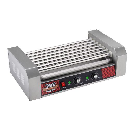 New commercial 18-hot dog grilling machine w 7 non-stick stainless steel rollers for sale