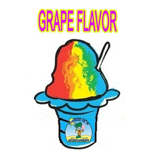 GRAPE MIX Snow CONE/SHAVED ICE Flavor QUART #1 CONCESSION SUPPLIES