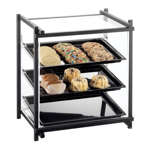 Cal-Mil 1143-74 Silver One By One Attendant Serve Pastry Display Case
