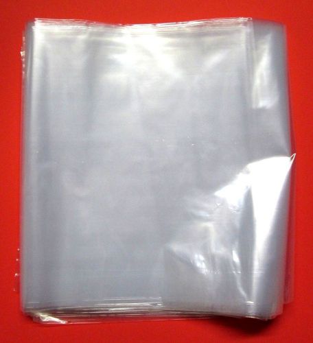 10 clear poly bags 12&#034; x 48&#034; flat polybags flat open top sealed bottom 12 x 48 for sale