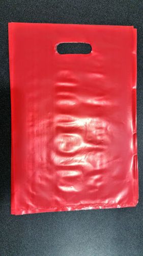 RED 8x12 High Density Plastic Bag 100ct