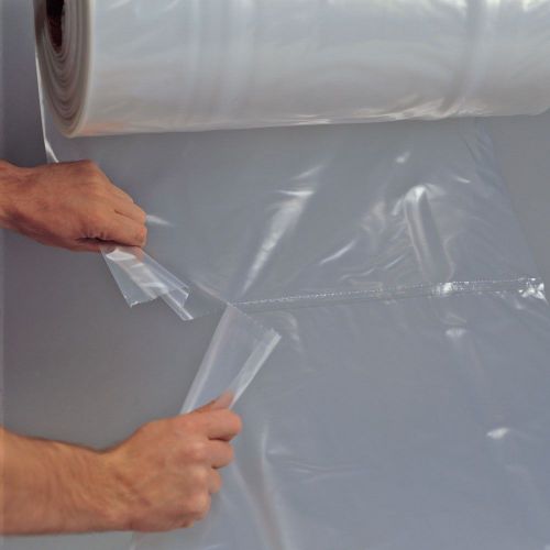 1 Roll 11X19 LDPE Clear Produce Grocery Supermarket Bag