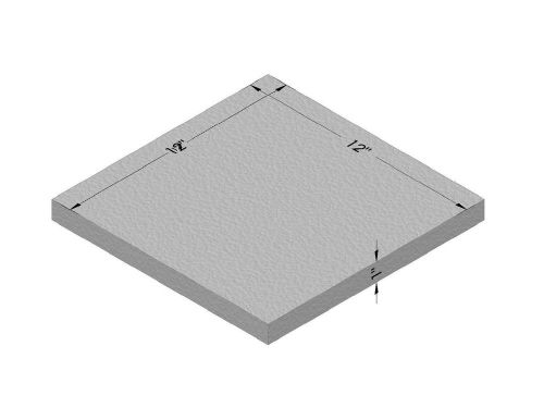 New Foam Pad 1&#034; x 12&#034; x 12&#034; 1LB Polystyrene Foam-12 pcs