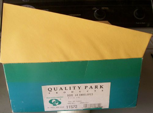 Quality Park #11572 Envelopes #14 - Sub 28 - Cameo-Manila Mixed - Box of 500