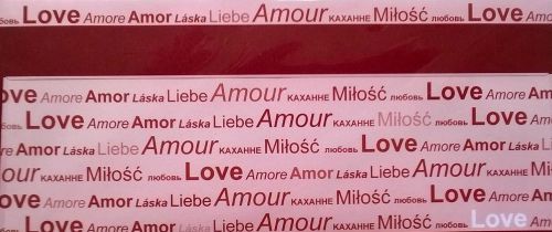40 x Deep Red Love Amour Amor Envelopes for Wedding Engagement 225mm x 98mm