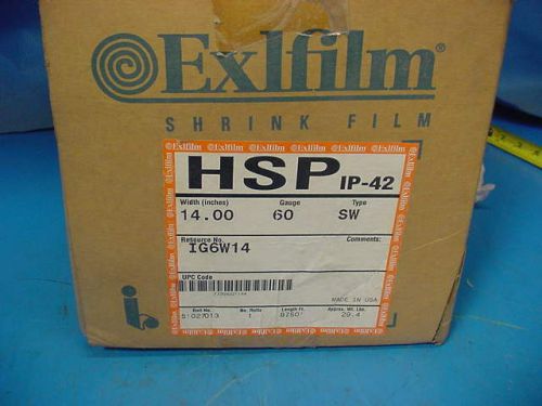 EXLFILM Shrink Film IP-42 14&#034; x 8750&#039; clear 60 Gage