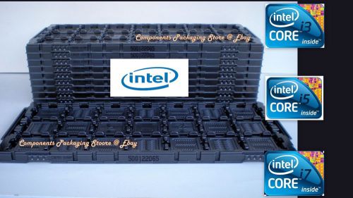 Cpu tray for lga 1155 1156 1150 intel core i3 i5 i7 x34 e3 cpu&#039;s 12 fit 252 cpus for sale