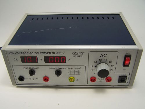 Pasco SF-9584A Low Voltage AC DC Variable Power Supply Digital