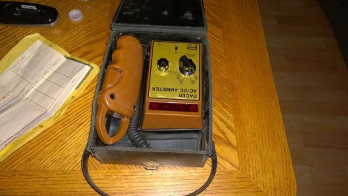 PACER INDUSTRIES INC. 800 AMP AC/DC CLAMP ON MODEL 1800A W/ORIGINAL CASE!!