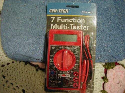 Cen-Tech-7 functional Multi-Electricity Tester-New in Package