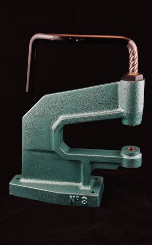 Hand Press for studs, rivets, buttons. Made by Fiochi Italy now Prym Group