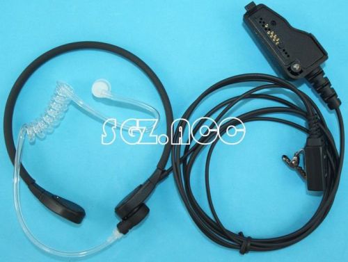 Fbi style throat mic headset/earpiece vox/ptt for kenwood radio nx-300 ,nx-210 for sale