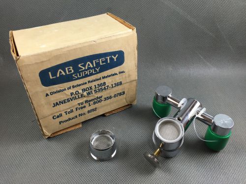 Lab Safety Supply 8252 Eyewash Station Opti-Klens 15PSI Min Faucet Mount